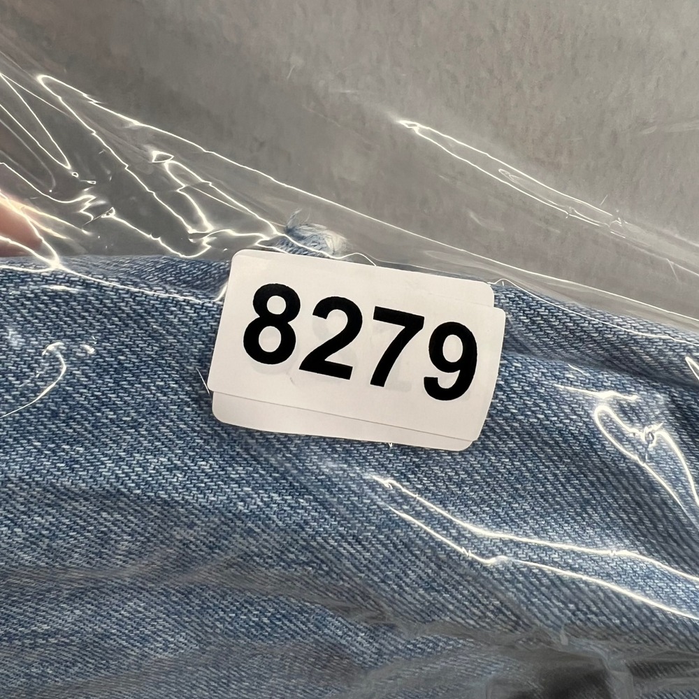 Madewell Low-Slung Baggy Jeans Womens 25 Blue Distressed Wide Leg Denim EUC - Picture 10 of 10